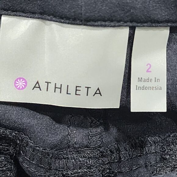 Athleta Dipper Pants Women's Black Low Rise Cargo Flare Hiking Outdoor Sizes 2 - Picture 6 of 10